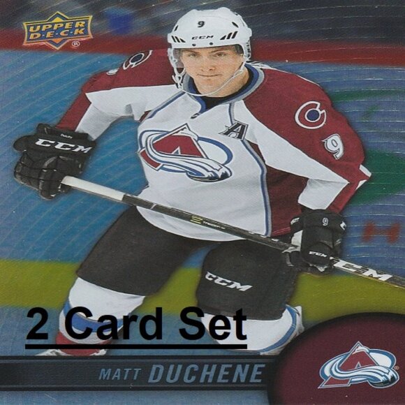 Matt Duchene NHL Hockey Card Collection - 2 Colorado Avalanche NHL Hockey Cards - Picture 1 of 3